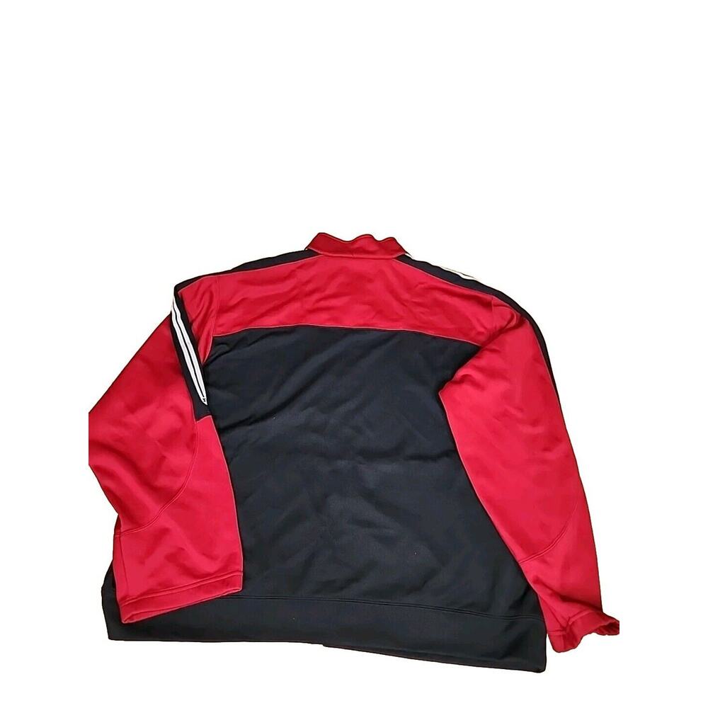 Men's Starter Jacket 2xl Black & Red Full Zip, Jogging, Warm Up, Track - Picture 2 of 4